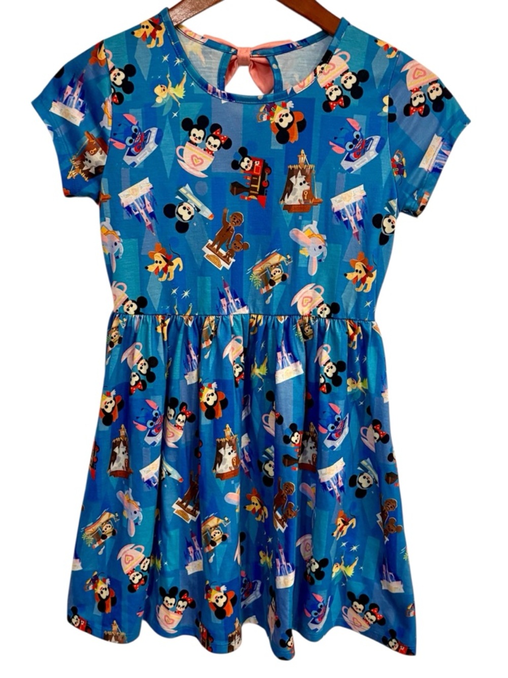 🔴 Disney Parks x Joey Chou Girls Large (10/12) Skater Dress EUC